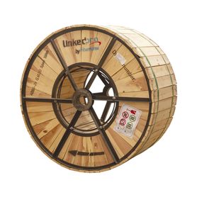 carrete de 4 km de fibra óptica aérea adss g652d armada anti roedor dieléctrica monomodo 24 hilos span 200