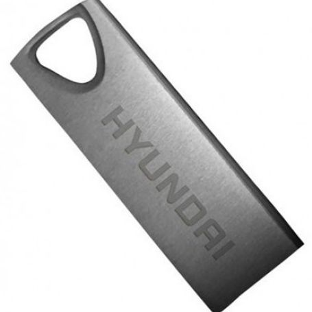 Memoria USB HYUNDAI U2BK/16GASG Gris 16 GB USB 2.0 10 MB/s 3 MB/s TL1 