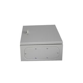 gabinete de acero ip66 uso en intemperie 300 x 400 x 200 mm con placa trasera interior de metal y compuerta inferior atornillab