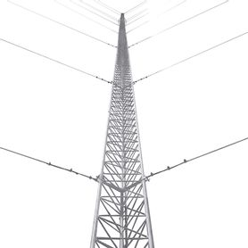 kit de torre arriostrada de techo de 21 m con tramo stz30 galvanizado electrolitico no incluye retenida