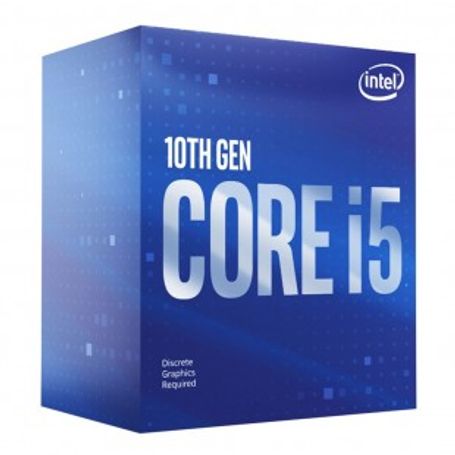 Procesador Intel Core i510400F 2.90GHz 6 núcleos Socket 1200 12 MB Caché. Comet Lake. (REQUIERE TARJETA DE VIDEO. COMPATIBLE MB 