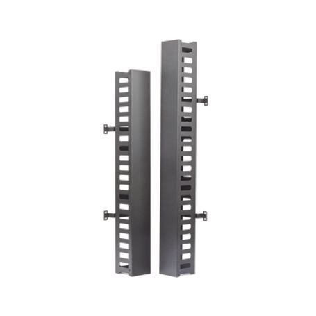 kit organizador vertical de cable sencillo para rack abierto de 45 unidades77105