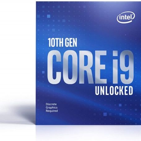 Procesador Intel Core i910900KF 3.70GHz 10 núcleos Socket 1200 20 MB Caché. Comet Lake. (REQUIERE TARJETA DE VIDEO Y VENTILADOR 