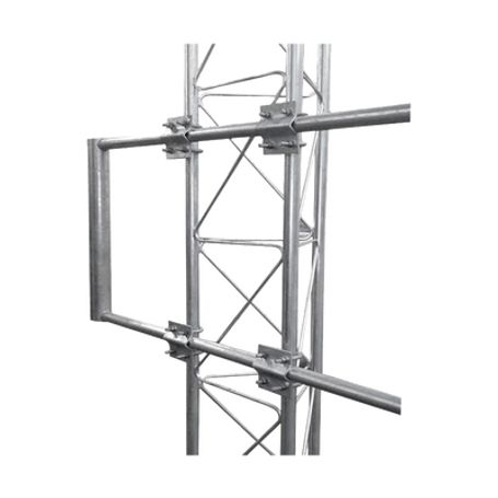 brazo uso rudo para torre stz galvanizado electrolitico de 170 x 60 cm tubo 2 ced 30