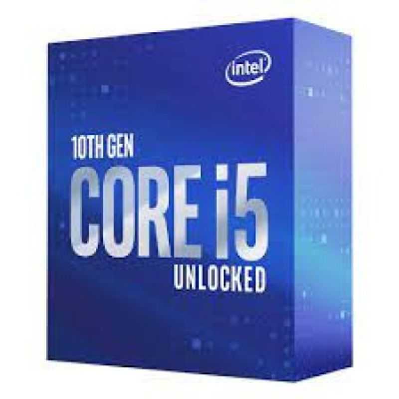 Procesador Intel Core i510600K 4.10GHz 6 núcleos Socket 1200 12 MB Caché. Comet Lake. (REQUIERE VENTILADOR COMPATIBLE MB CHIPSET