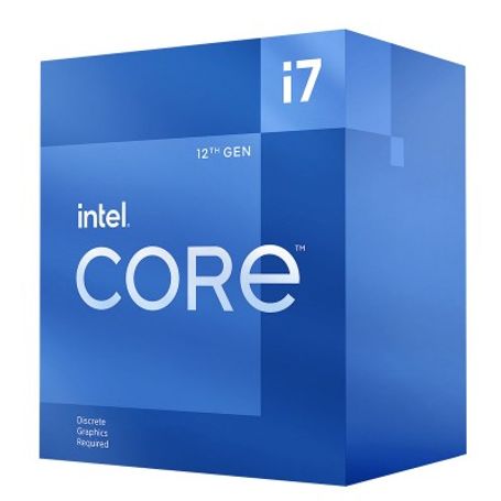 Procesador Intel Core i712700F 2.10GHz 8 núcleos Socket 1700 12 MB Caché Alder Lake. (REQUIERETARJETA DE VIDEO. COMPATIBLE SOLO 