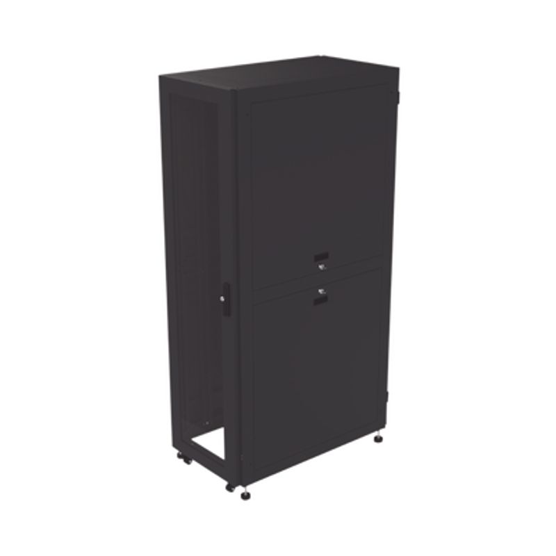 Gabinete Para Telecomunicaciones Rack Estándar De 19 42ur 600 Mm Ancho X 1000 Mm Profundidad. Fabricado En Acero.