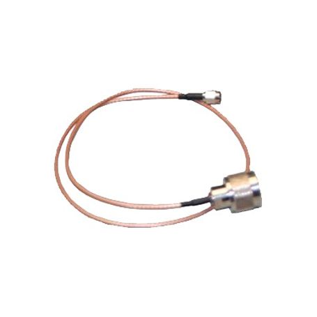 jumper de 06 mt de longitud cable rg316 conector n macho en un extremo y al otro sma inverso