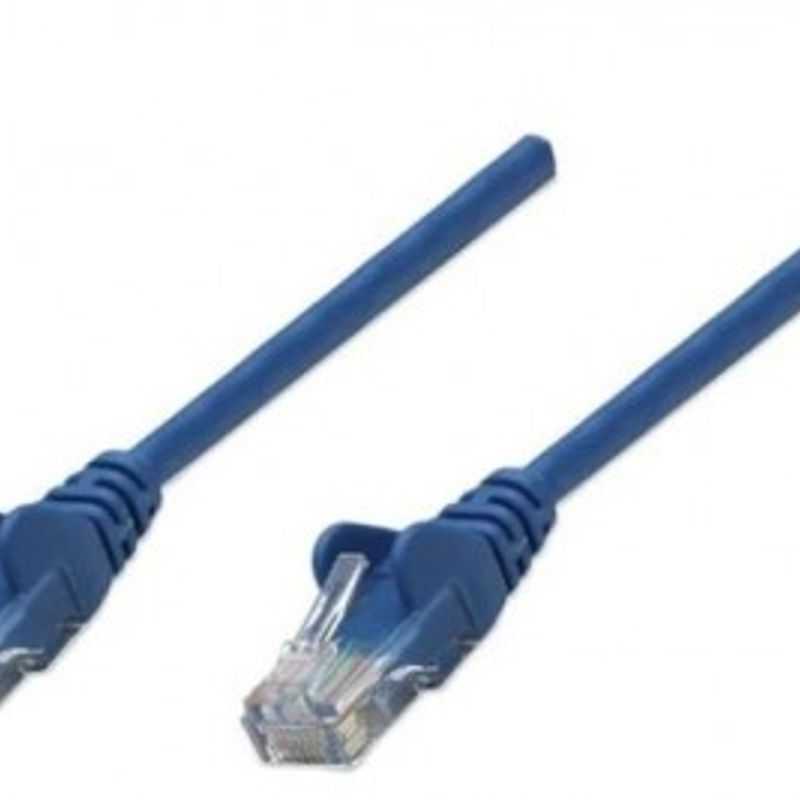 Cable de Red INTELLINET 342605 Cat6 3 m RJ45 RJ45 Macho/Macho Azul TL1 
