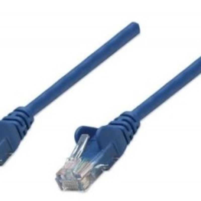 Cable de Red INTELLINET 342575 Cat6 1 m RJ45 RJ45 Macho/Macho Azul TL1 