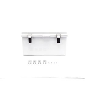 gabinete de plástico abs uso en intemperie ip66 300 x 300 x 180 mm cierre por broche inoxidable188670