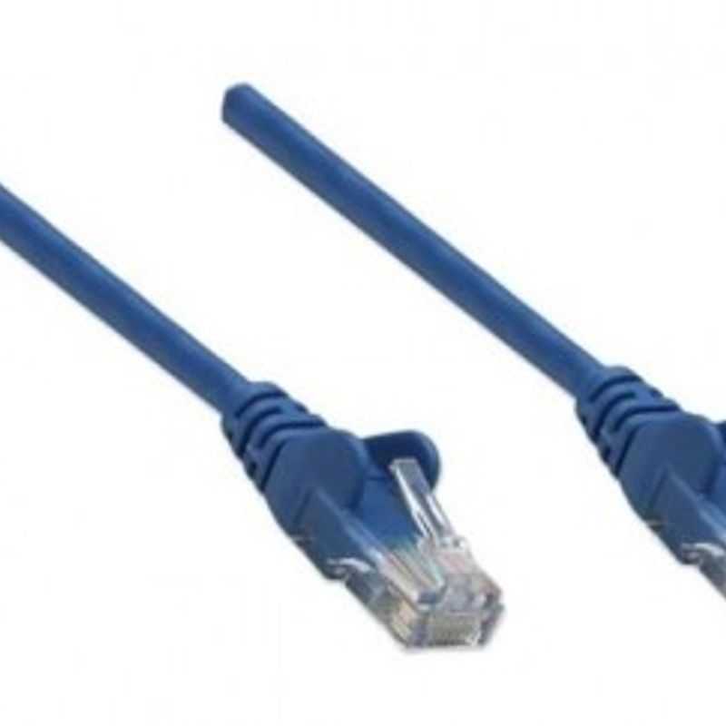 Cable de Red INTELLINET 342599 Cat6 2 m RJ45 RJ45 Macho/Macho Azul TL1 