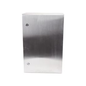 gabinete de acero inoxidable ip66 uso en intemperie 400 x 600 x 250 mm con placa interna galvanizada164761