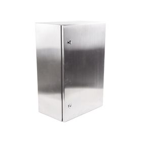 gabinete de acero inoxidable ip66 uso en intemperie 400 x 600 x 250 mm con placa interna galvanizada164761