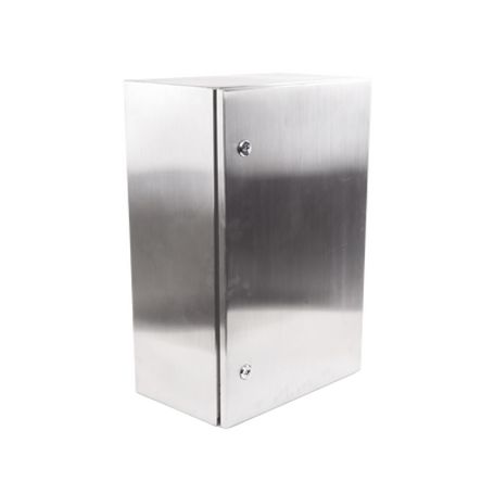 Gabinete De Acero Inoxidable Ip66 Uso En Intemperie (400 X 600 X 250 Mm) Con Placa Interna Galvanizada.