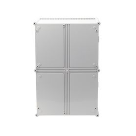 gabinete plástico para exterior ip65 de 560 x 380 x 265 mm cierre por broche 81022