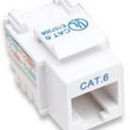 Keystone Jack INTELLINET Cat 6 De plástico Color blanco TL1 