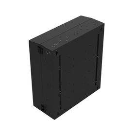 gabinete de pared con rack horizontal de 6 ur con ventanilla de inspección201485