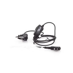 micrófonoaudifono de 1 cable con tubo acústico para motorola dep450 ep450 magone y hytera series tc500600700 pd50615285