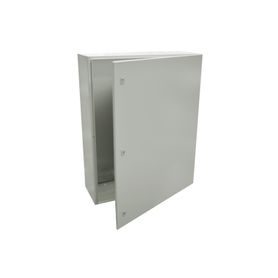 gabinete de acero ip66 uso en intemperie 800 x 1200 x 400 mm con placa trasera interior metálica y compuerta inferior atornilla