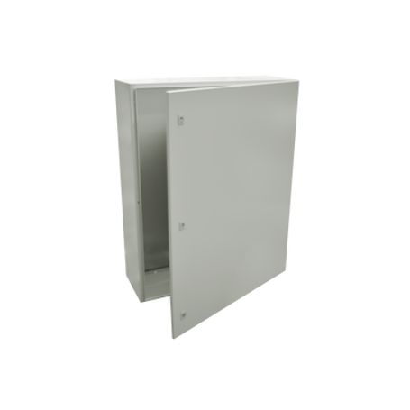 gabinete de acero ip66 uso en intemperie 800 x 1200 x 400 mm con placa trasera interior metálica y compuerta inferior atornilla