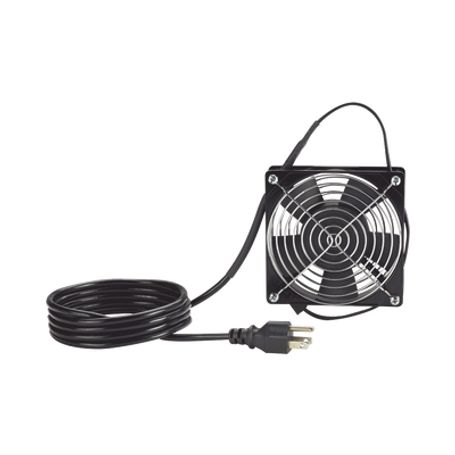 ventilador para instalación en gabinete panzone wme3bl wme6bl y wme9bl de 115 vca y cable de corriente de 18m