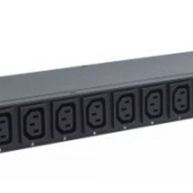 barra multicontactos intellinet 8 salidas para montaje en rack de 19