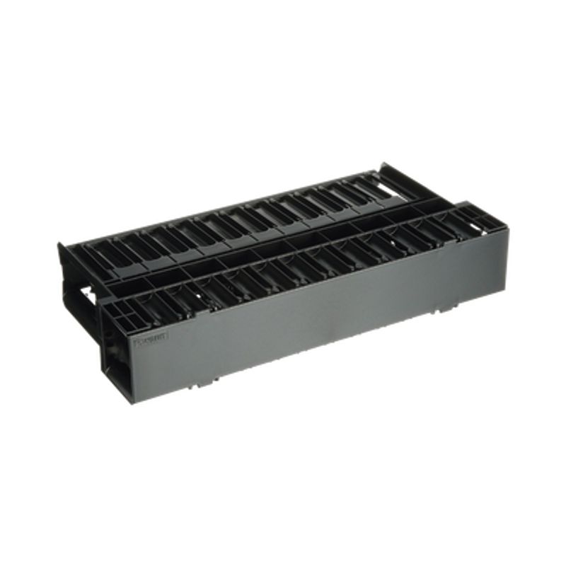 Organizador De Cables Horizontal Netmanager Doble (frontal Y Posterior) Para Rack De 19in 2ur