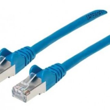 Cable de Red INTELLINET 741507 Cat 6A 4.2 m RJ45 RJ45 Macho/Macho Azul TL1 