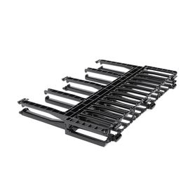 organizador de cables horizontal netmanager doble frontal y posterior para rack de 19in 1ur184433