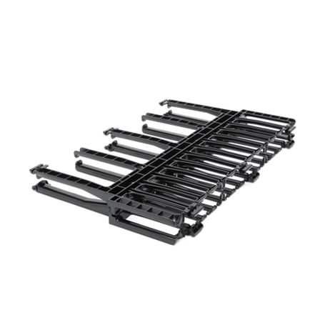 Organizador De Cables Horizontal Netmanager Doble (frontal Y Posterior) Para Rack De 19in 1ur