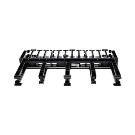 Organizador De Cables Horizontal Netmanager Doble (frontal Y Posterior) Para Rack De 19in 1ur