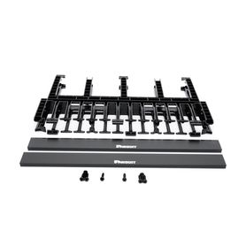 organizador de cables horizontal netmanager doble frontal y posterior para rack de 19in 1ur184433