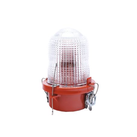 Lámpara De Obstrucción Roja/ Luz Fija Tipo L810 Led De Baja Intensidad/ 120  240 Vca/ Luz Infraroja