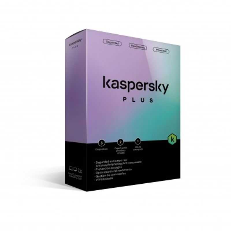 Kaspersky Plus 3 Dispositivos 1 Ano (Internet Security) TL1 