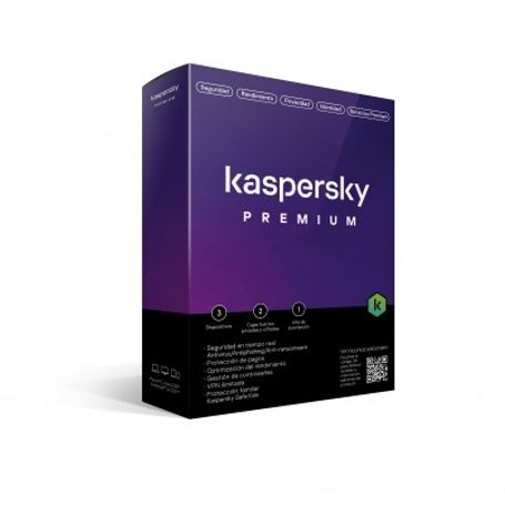 Kaspersky Premium 3 Dispositivos 1 Ano (Total Security)  TL1 