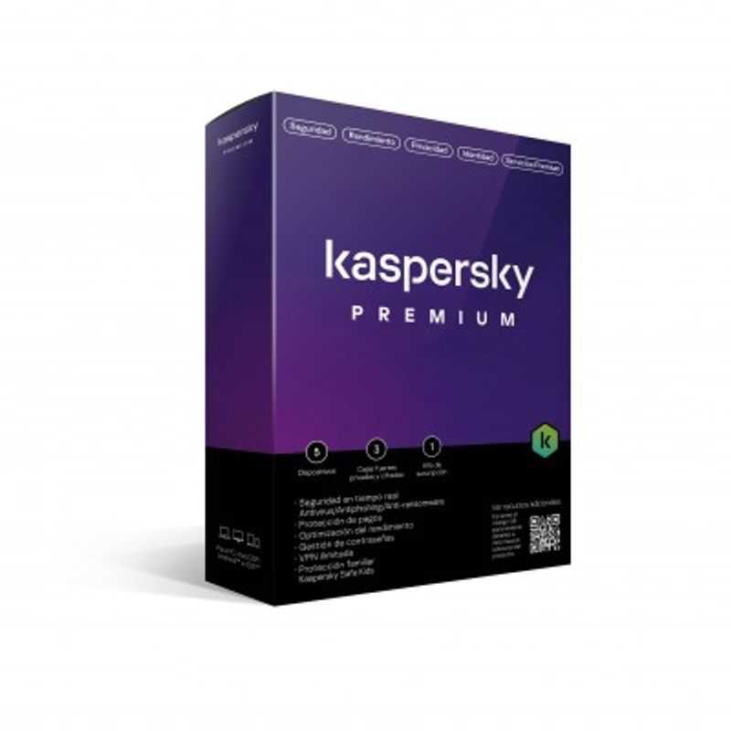 Kaspersky Premium 5 Dispositivos 1 Ano (Total Security)  TL1 