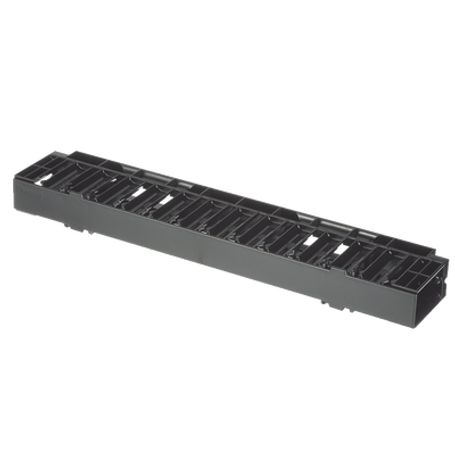 organizador de cables horizontal netmanager sencillo solo frontal para rack de 19in 1ur187527