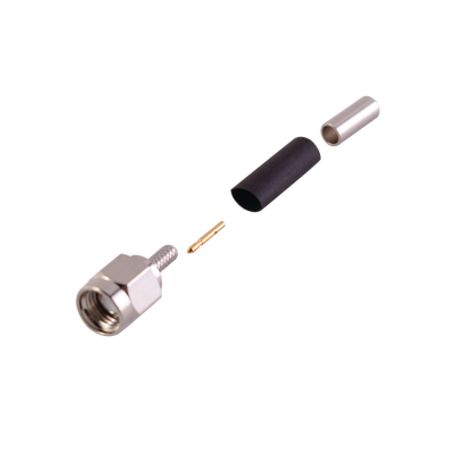 Conector Sma Macho De Anillo Plegable Para Cable Rg174/u Belden 8216