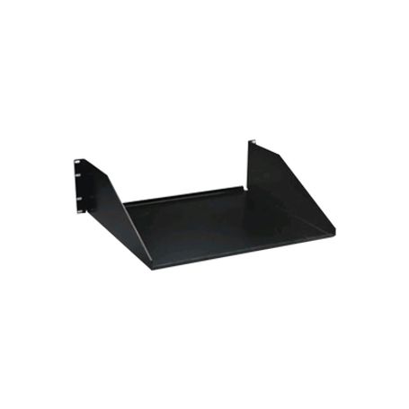 charola para soportar equipos en racks de 19in solida 3ur color negro