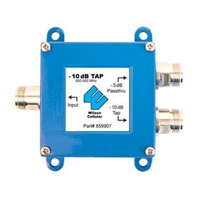 separador tap 10 db con rango de frecuencia de 700 a 2500 mhz ideal para separar la antenas a diferentes longitudes de cable co