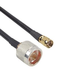 cable lmr240 de 60 cm con conectores n macho y sma macho inverso95327