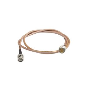 jumper fabricado con cable rg142 conectores bncn hembra de 110 cm