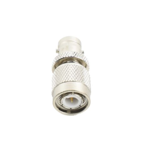 adaptador en linea de conector tnc macho a bnc hembra niquel oro teflón27934