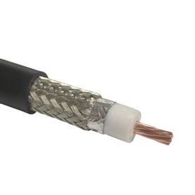 cable coaxial 50 ohm tipo rg8 ultra flexible cobre trenzado de núcleo cinta de aluminio y malla de cobre estanado para el blind