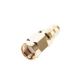 conector sma macho inverso de anillo plegable para cables 9258 rg8x lmr240 orooroteflón86764