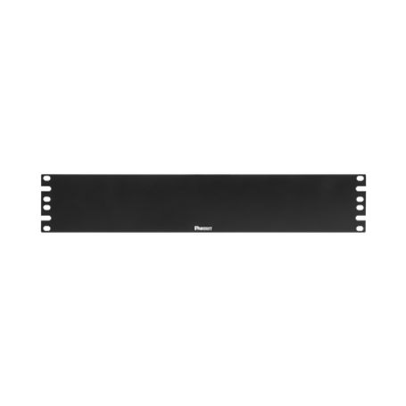 tapa ciega para rack estándar de 19in plano de acero 2ur color negro160401