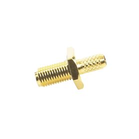 conector sma hembra inverso de chasis en d plano anillo plegable para cable rg142u oro oro teflón168937
