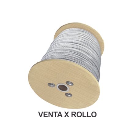 cable retenida de 38 resistencia 4900 kg 7 hilos carrete de 2000 metros