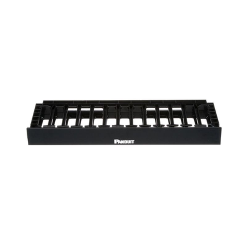 Organizador De Cables Horizontal Netmanager Sencillo (solo Frontal) Para Rack De 19in 1ur